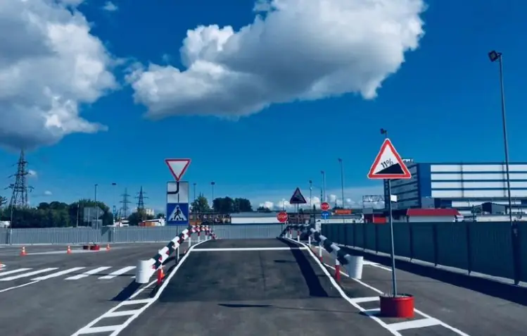 Учебный автодром автошколы в Челябинске